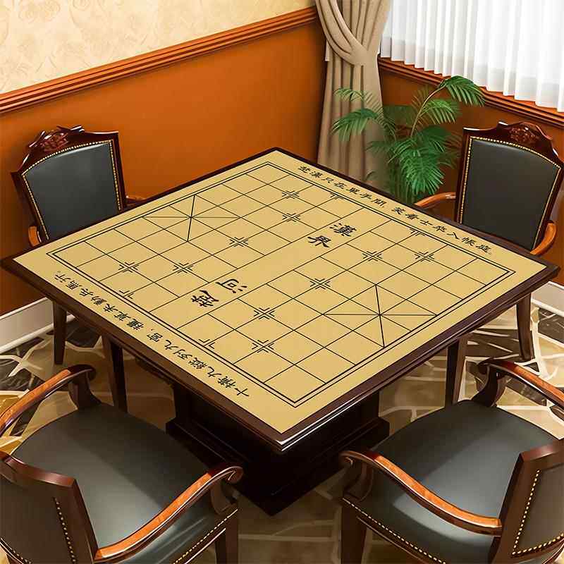 象棋桌垫棋盘大号比赛专用加厚静音防滑耐磨纯色正方形棋牌软布