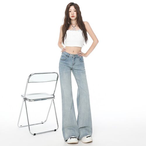 Women ' s Olivia Medium Wash High Rise Wide Leg Jeans - Wj -