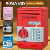 Bank Electronic Kids ATM Coin Piggy Money Can Password