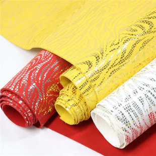 用绒面革吸汗透气超纤皮革 太极拳练功鞋 1.4mm烫银绒面超纤 功夫鞋