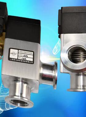 不锈钢 铝电磁高真空挡板角阀 波纹管密封 GDQ-J25KF J40KF J50KF