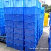 厂家6号全新料注塑箱 仓库塑料周转箱 塑料筐物流箱
