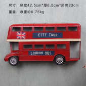 墙上复古沙发背景卧室铁墙面客厅装 艺家居挂饰创意品乡村 饰品美式