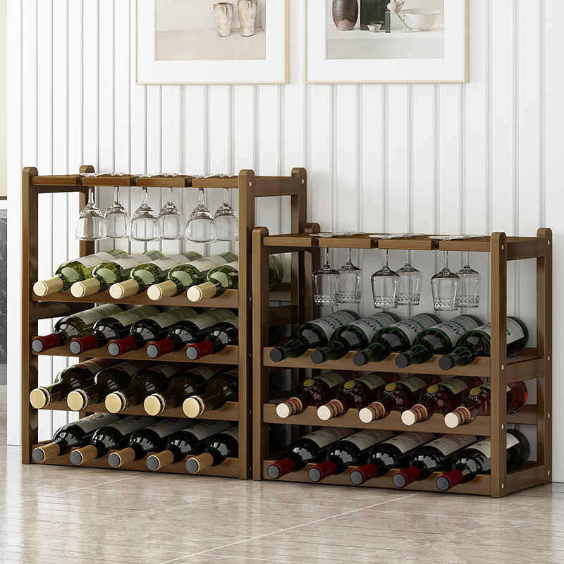 酒架置物架落地酒柜红酒架子展示架家用酒杯架小型餐厅桌上酒柜子,餐饮具,酒架,淘宝优惠券,粉丝福利购,淘宝优惠卷
