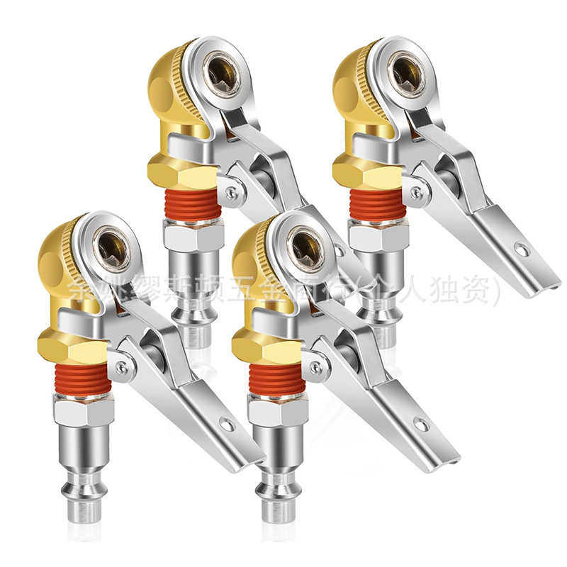 汽车轮胎打气头1/4NPT黄铜闭球形气嘴盘带夹子 充气接头打气嘴,标准件/零部件/工业耗材,气动接头,淘宝优惠券,粉丝福利购,淘宝优惠卷