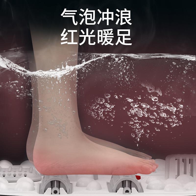 多功能折叠足浴盆家用电动恒温泡脚桶按摩脚盆可折叠便携足浴桶
