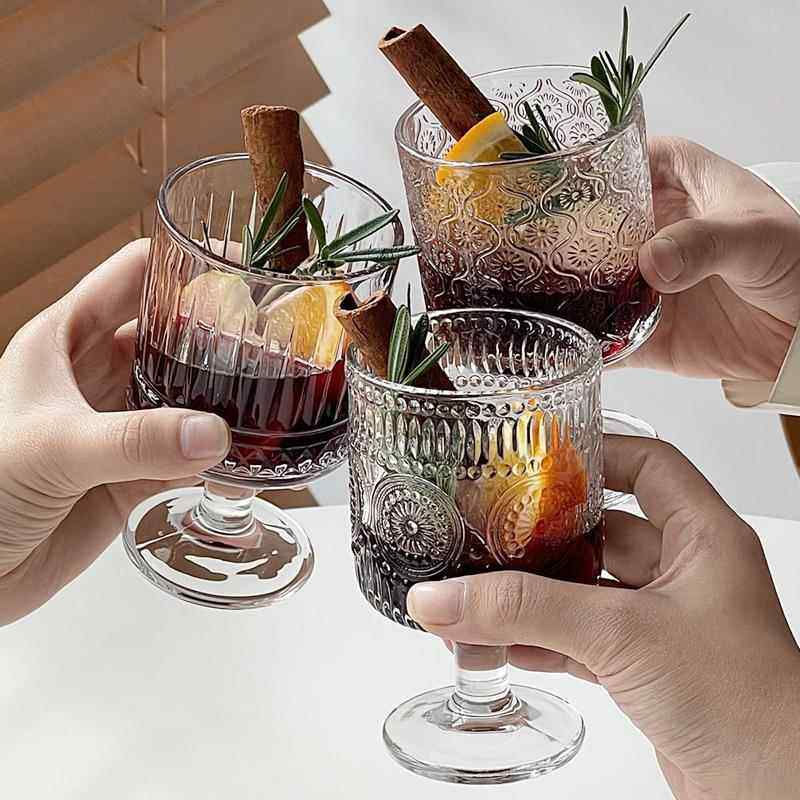 ins风热红酒杯圣诞鸡尾酒杯高颜值高脚杯微醺酒杯洋酒杯玻璃杯子,餐饮具,葡萄酒/红酒杯,淘宝优惠券,粉丝福利购,淘宝优惠卷