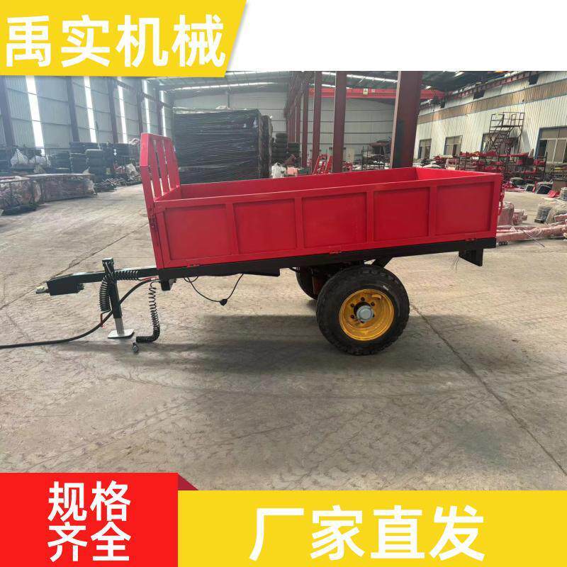 山东机械自卸气刹后翻山地丘陵农用货物运输拖车