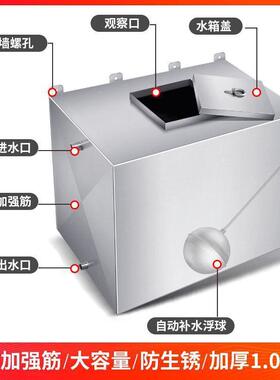 方河南厨房家储用水桶屋顶水塔可壁56471挂式形不锈钢水箱太阳能