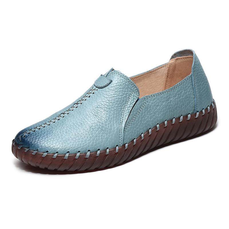 高档包头凉鞋女乐福鞋真皮休闲牛平底一踏镂皮空凉鞋脚牛孕筋妇懒,女鞋,深口单鞋,淘宝优惠券,粉丝福利购,淘宝优惠卷