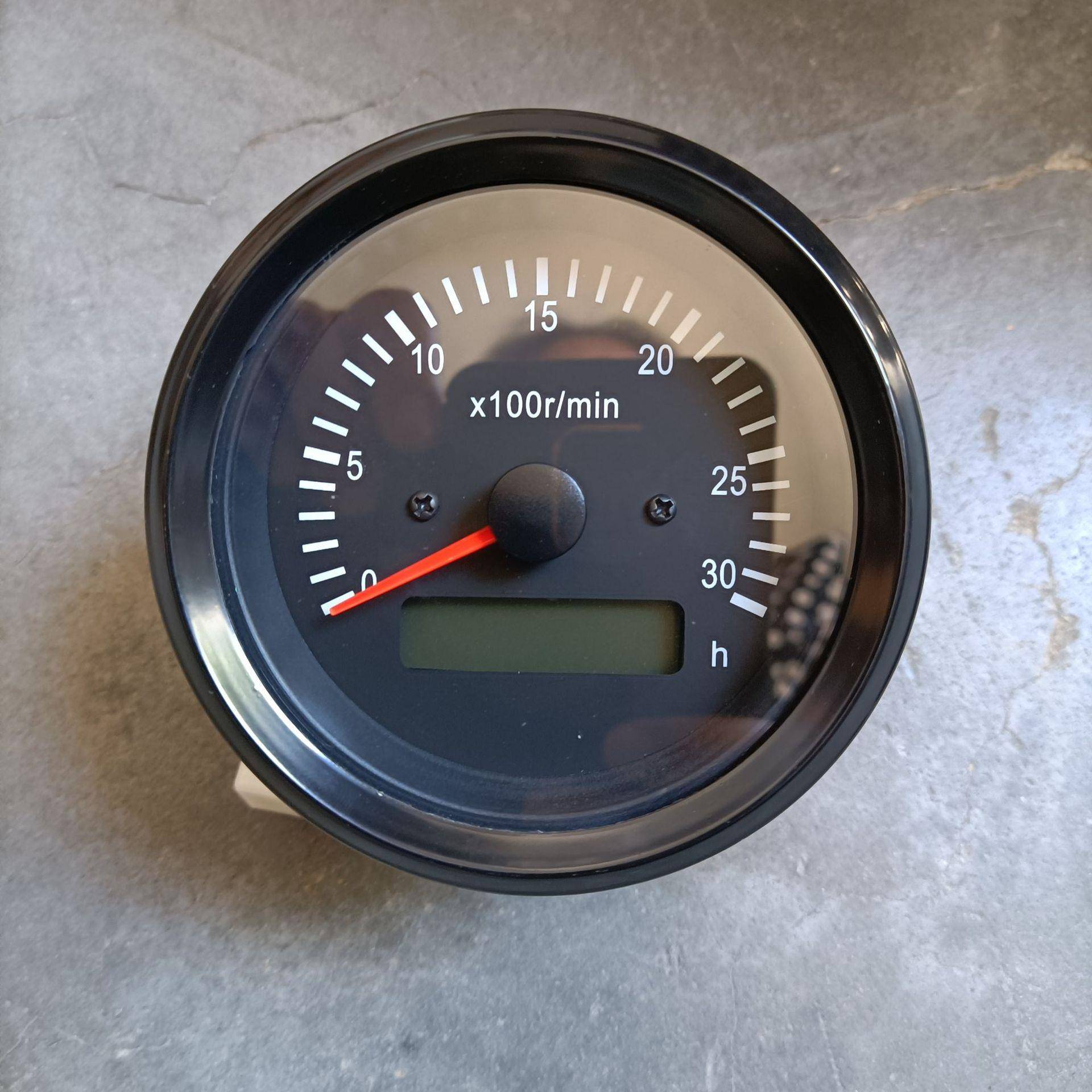转速表85mm指针款3000转工程车拖拉机货车发动机飞轮转速传感器