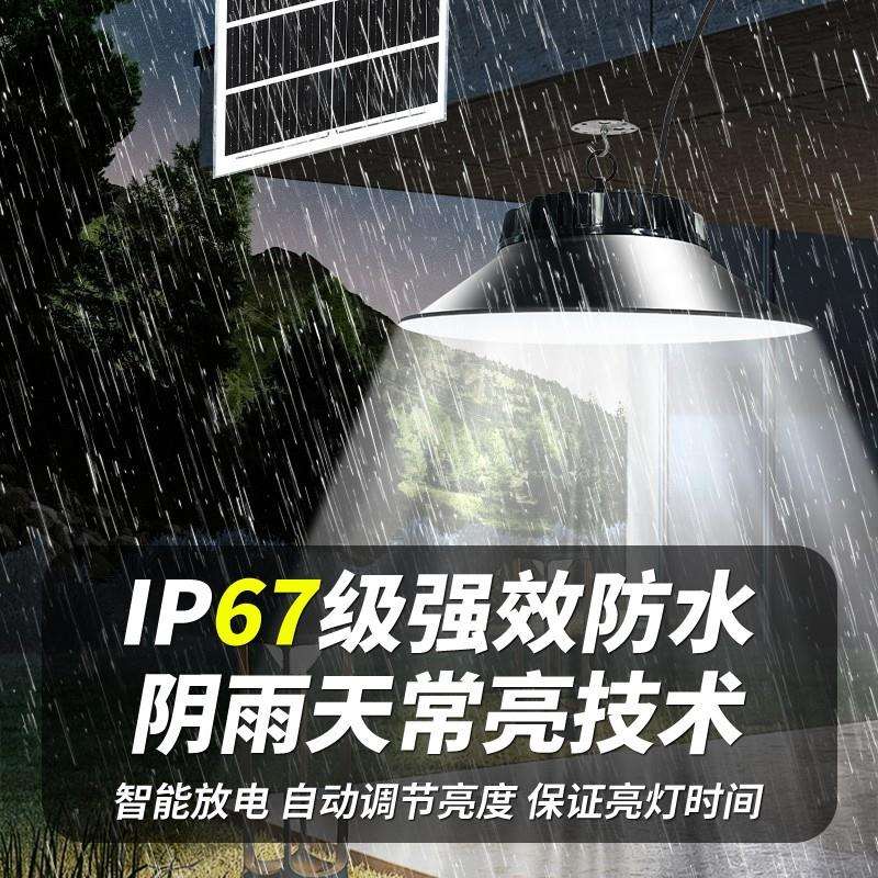 太阳能庭院灯别墅复古花园凉亭院子阳台道路照明灯工矿灯LED吊灯