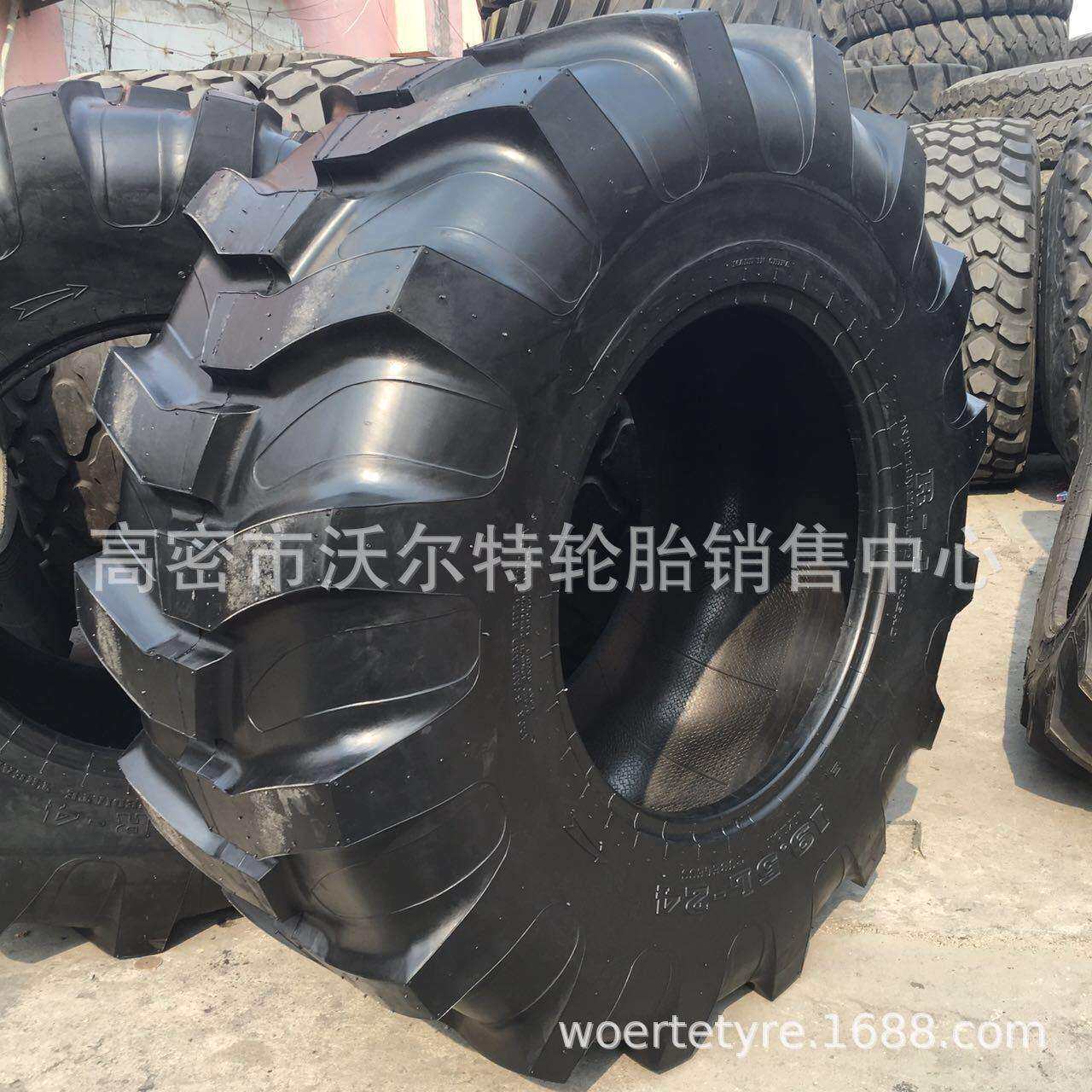 供应两头忙轮胎21L-28工程机械反铲挖掘机轮胎