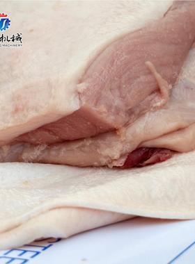 猪肉羊扒皮机 皮商用不锈钢牛猪鲜肉剥皮昇机自动猪肉去GVG机 腾