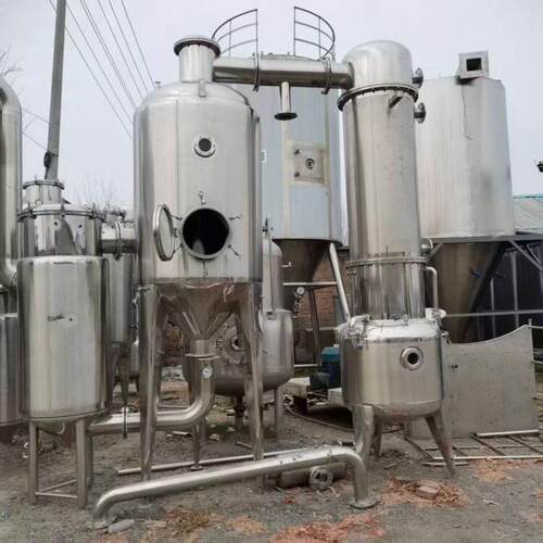 出售蒸发器 二手外循环真空浓缩蒸发器 双效多效浓缩蒸发器