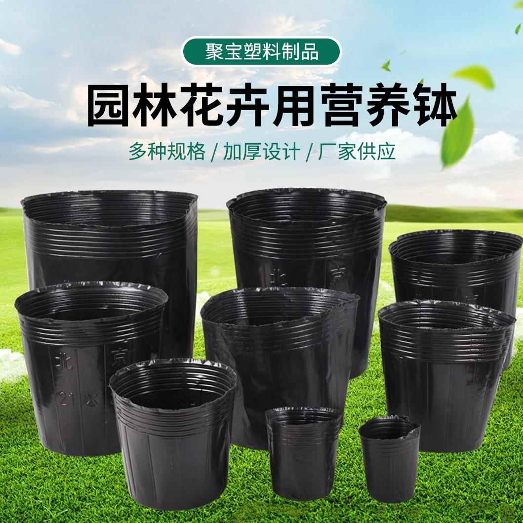 严选厂家园林花卉用营养钵营养袋简易多肉营养杯育苗盆营养钵塑