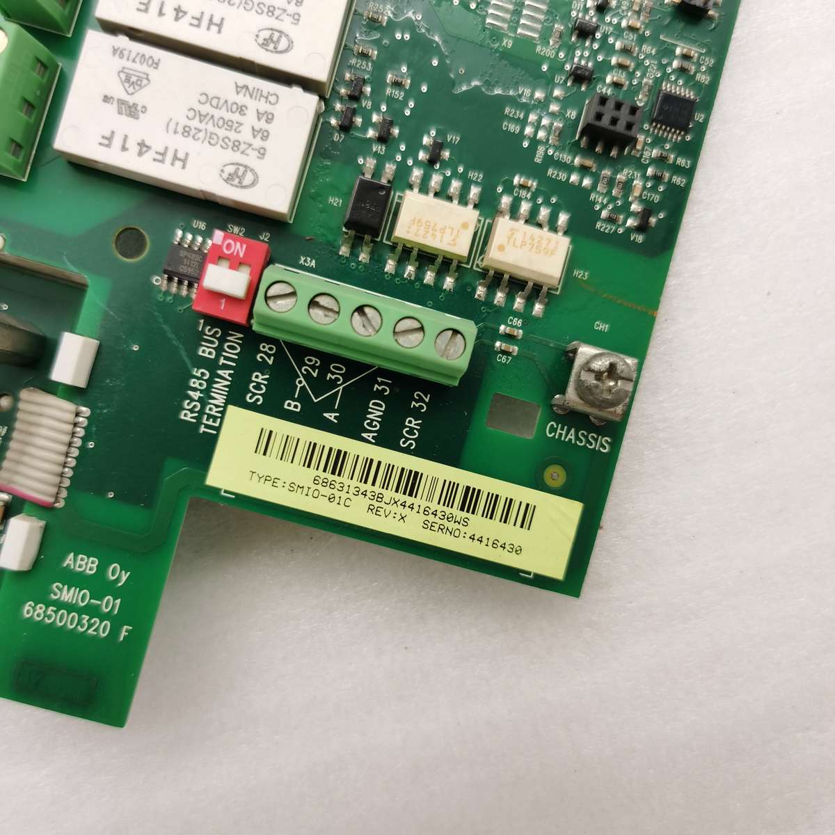 ACS510/550 CPU板 SMIO-01C OMIO-01C主板 控制板 OMIO-01 实价