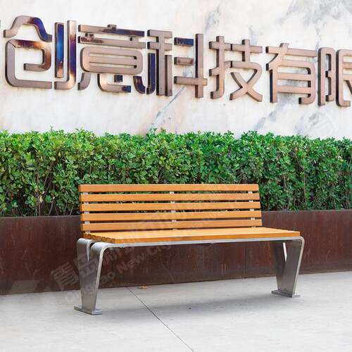 不锈钢公园椅户外创意靠背商场广场园林庭院学校室内休闲椅座椅