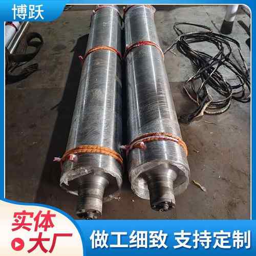 厂家不锈钢镀铬辊轴包胶镀锌无动力机械滚筒辊压花辊导辊加工钢辊