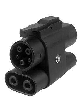 工厂直销CCS2toCCS1直流转接头电动汽车充电桩充电转接器AC+DC