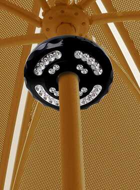 现货20+8LED带夹子挂钩伞灯多功能帐篷灯野营灯罗马伞灯