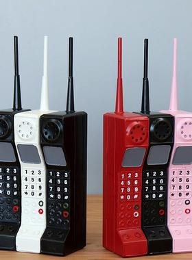 复古怀旧创意大哥大80年代手机模型仿真橱窗摆件中国风古装道具