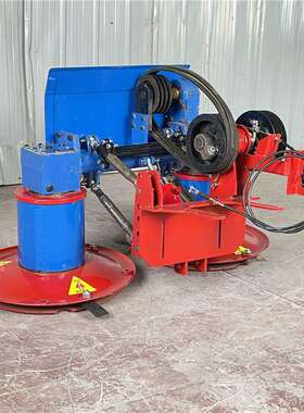 割机电动农业YKP收割除草机 四草轮拖拉机前置式圆盘草机带除割草