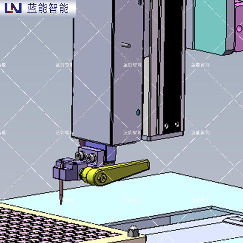 蓝能电声IC卡芯片电感铂金丝金属箔带细丝单面焊微精密点焊机