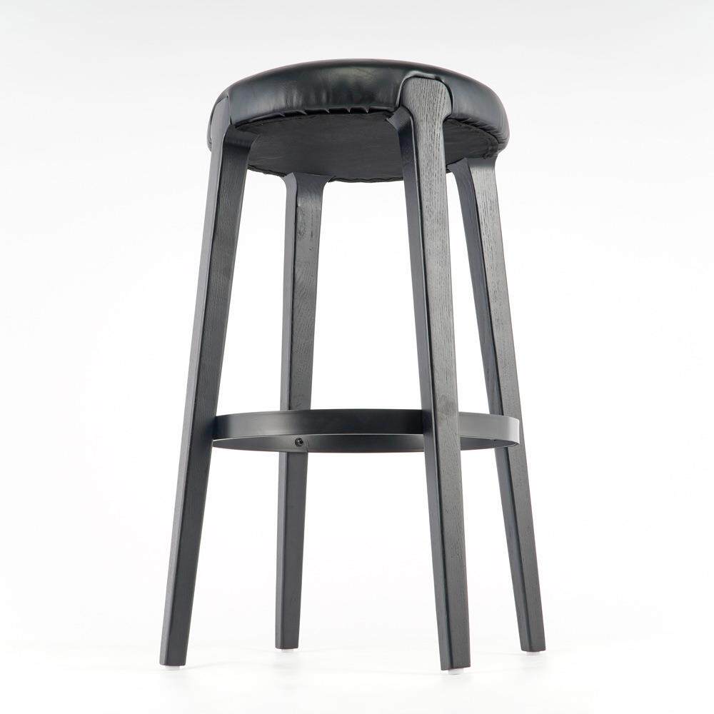 简约北欧现代实木吧椅高脚凳子设计师创意时尚酒吧椅岛台怀旧复古