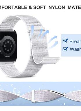 Nylon Band for Apple Watch Strap 49mm 45mm 41mm 44mm 40mm 42