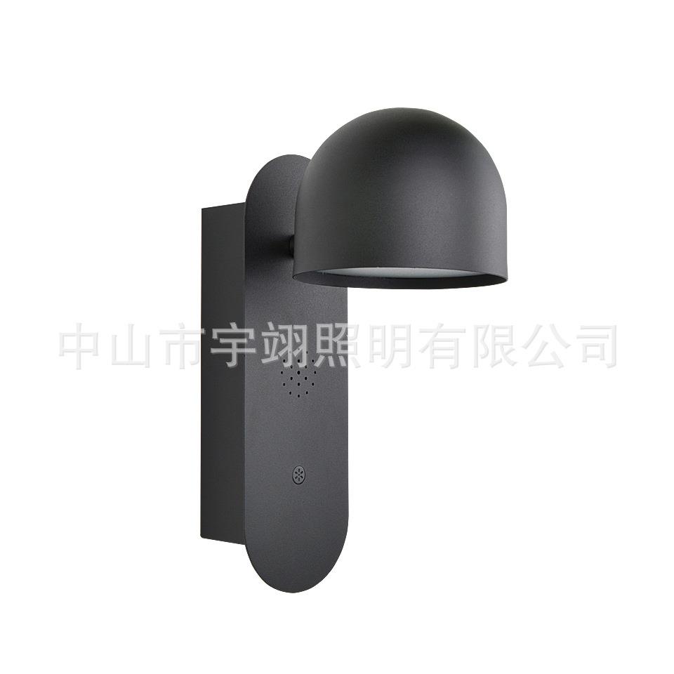 语音智能壁灯北欧现代简约客厅过道卧室床头阅读LED调光壁灯