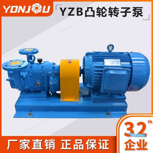 YZB凸轮转子泵高自吸泵污水泵橡胶转子泵泡沫液泵浙江