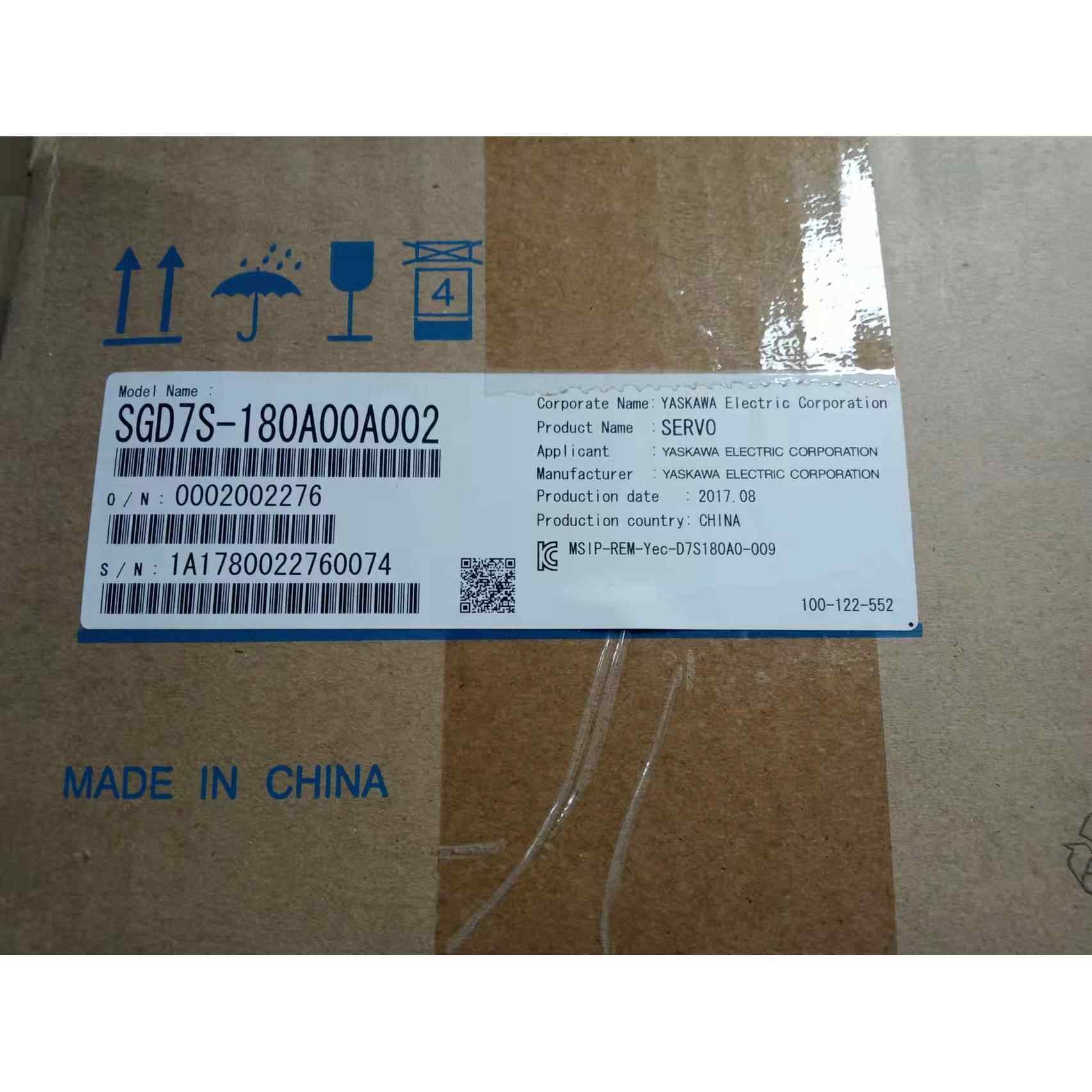 全新原装安川7系1.8KW驱动器SGD7S-180A00A202现货质保一年议价