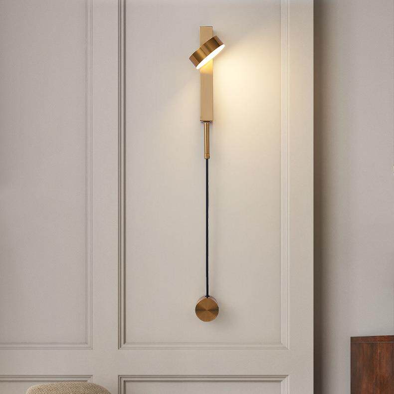 床头壁灯北欧客厅卧室可调光楼梯过道创意装饰极简led灯具LED灯具