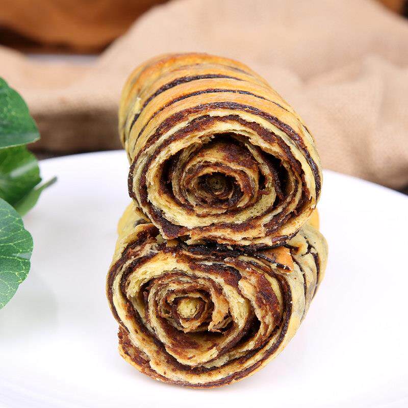 呼市杨老大枣泥焙子牛角焙子面包糕点零食好吃的