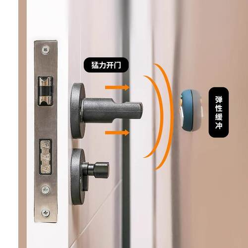 门把手防撞垫门贴家用门后硅胶床头冰箱门把锁防碰撞卡通墙贴