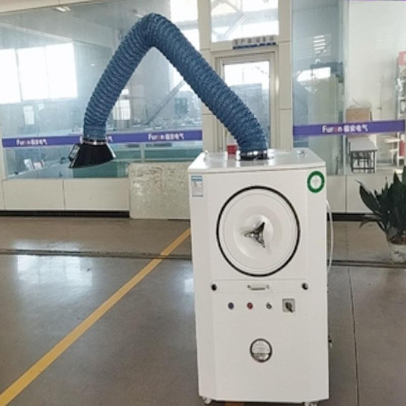 工业小型高负压脉冲烟尘净化器反吹移动式布袋烟雾除尘器吸烟机