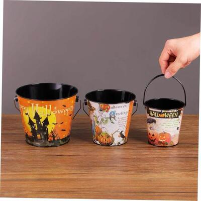 Halloween Portable Candy Bucket For Candy Storage Props Euro