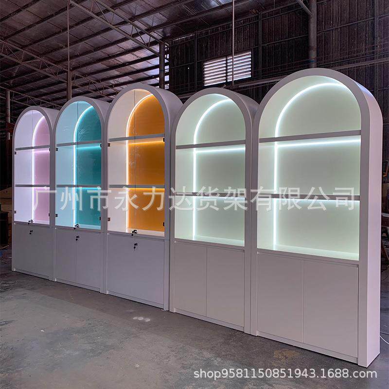 商场珠宝饰品包包展示柜店铺贵重物品陈列架直播间展厅样板展柜