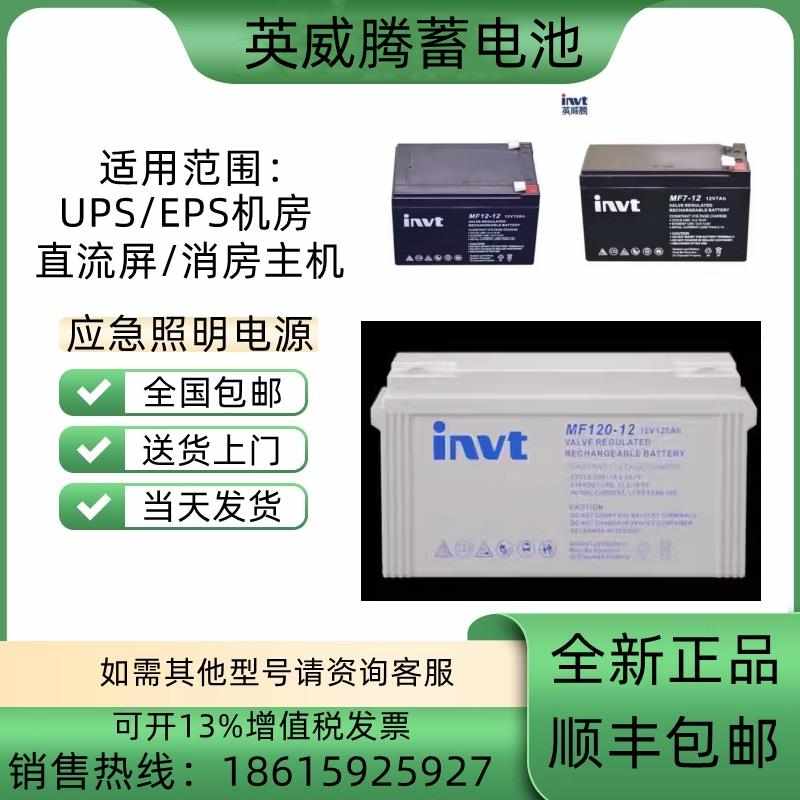 invt英威腾蓄电池MF/12V100AH150AH120AH65AH38AH24A UPS/EPS机房