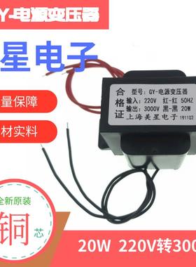 定制高压升压变压器 220V转1200V 2200V 2500V 3000V小功率10W20W