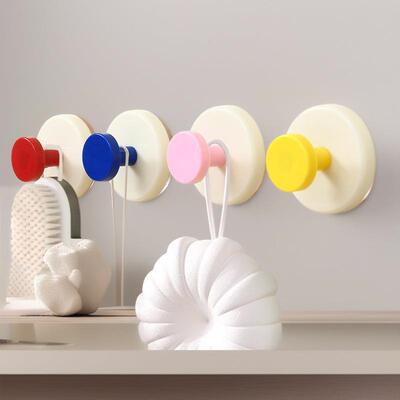 Suction Cup Entryway Hook with Strong Load-Bearing Adhesive,