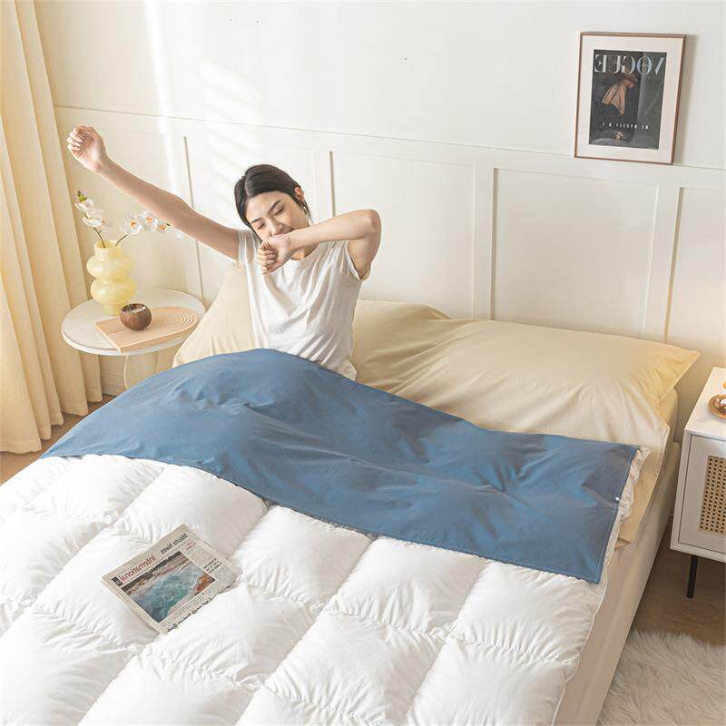 2024新款全棉纯色双拼隔脏睡袋