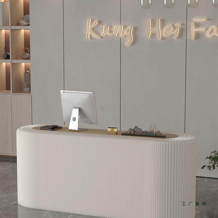 前台宾接待台会移迎动吧台置物柜折叠台桌多前无品牌/层置物架展