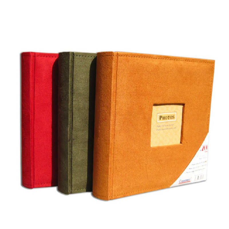 DIY相册插页式4R大6寸7寸5R儿童毛绒纪念册 手工影集相簿乐尚直销