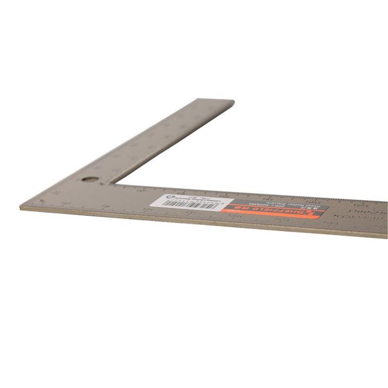 钢尺盾S07L9002直角00*ZVD400mm型尺不锈钢双面刻度尺6/[1把]