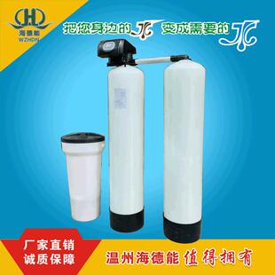 厂家直售温州海德能时产1吨 2吨全自动一用一备软化水设备系统