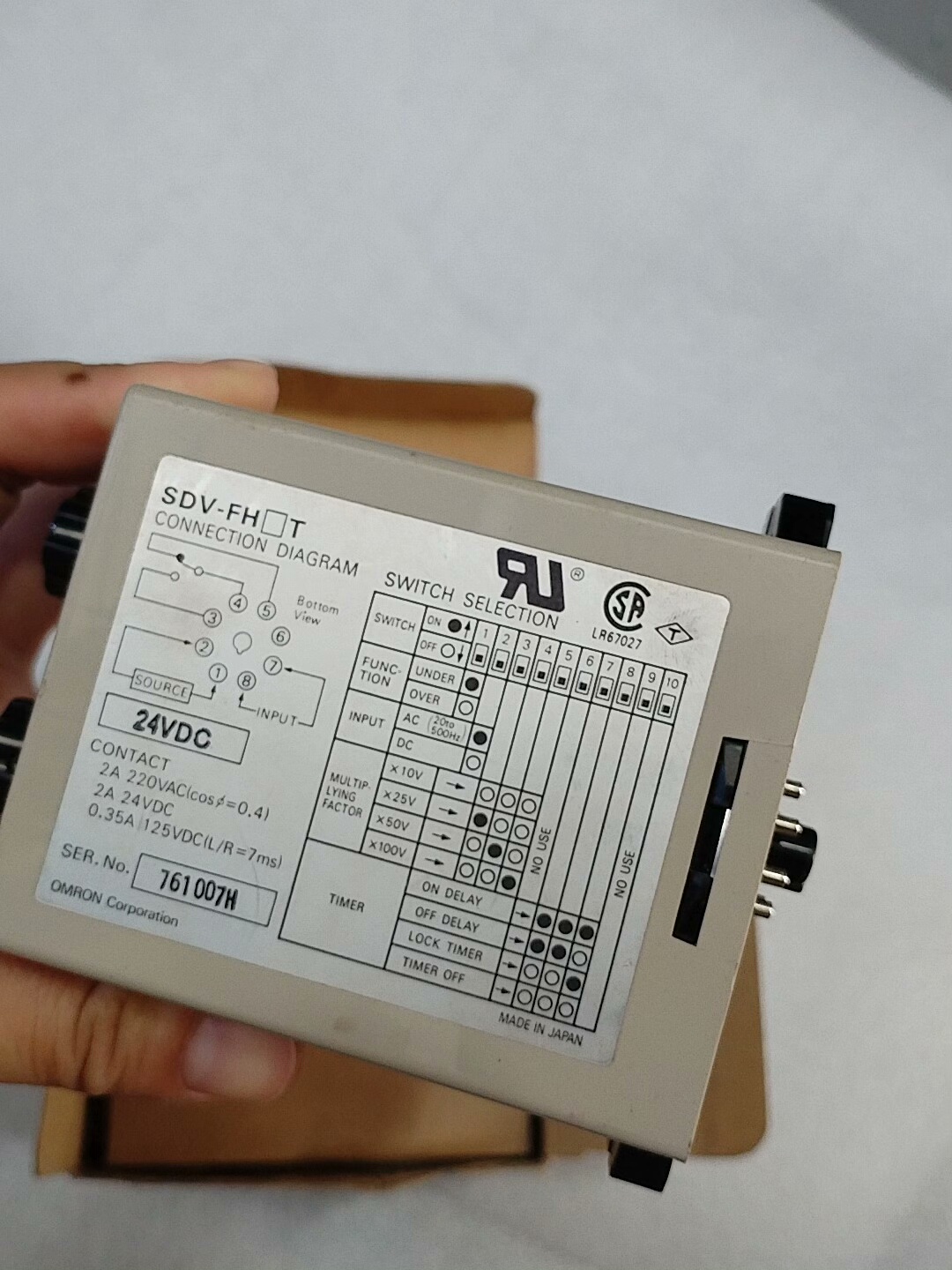 欧姆龙SDV-FH2T电压传感器控制器 全新原装现货 议价