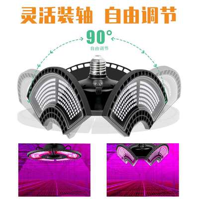 跨境热销新款植物灯led红蓝光谱植物生长灯360珠432珠504珠种植KJ
