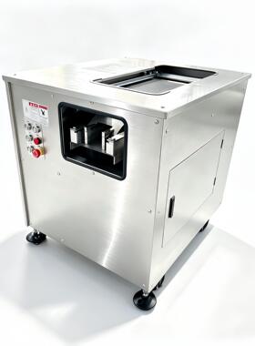 全自动斜切鱼片机不锈钢薄厚均匀一次成型火锅店鱼店专用切片机